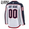 Columbus Blue Jackets Dresy Personalizované Fanatics Premium 2024-25 Bílý Venkovní - Dětské